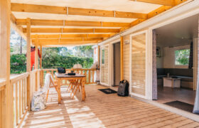 Mobile Home Premium im 24+ Surfcamp Moliets