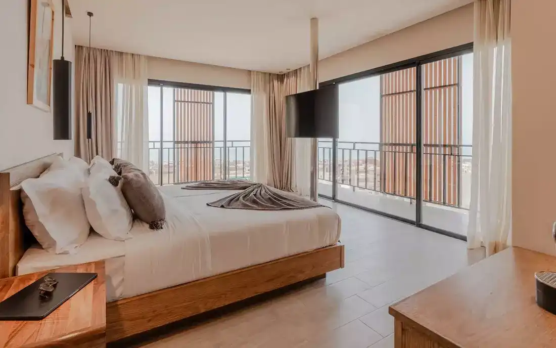 Sea View Doppelzimmer Boutique Surfcamp Marokko