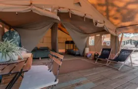 Safarit Tent M – Zelt im Surfcamp St. Girons