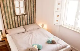 Das Doppelzimmer in der Eco Surflodge Caparica