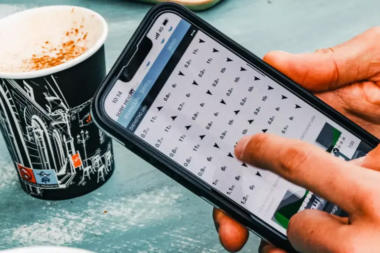Die besten Surf-Apps und Websites für Surfvorhersagen